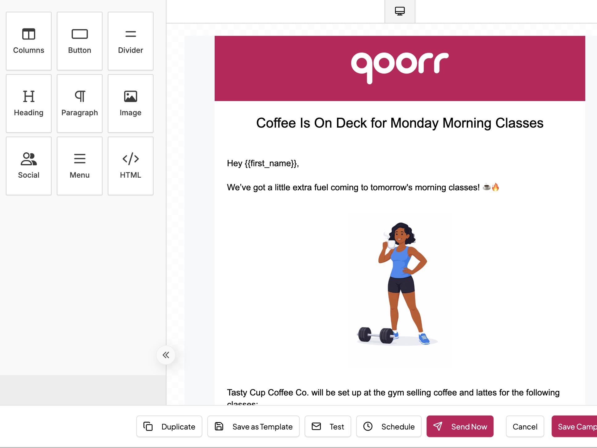 Gym automation software member messaging and campaign tools